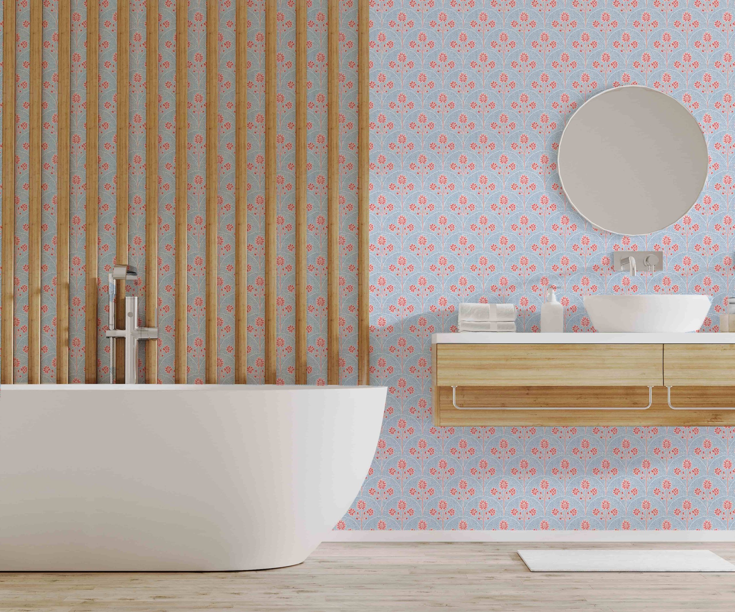 Papel Pintado Arcos coral - Imagen 3