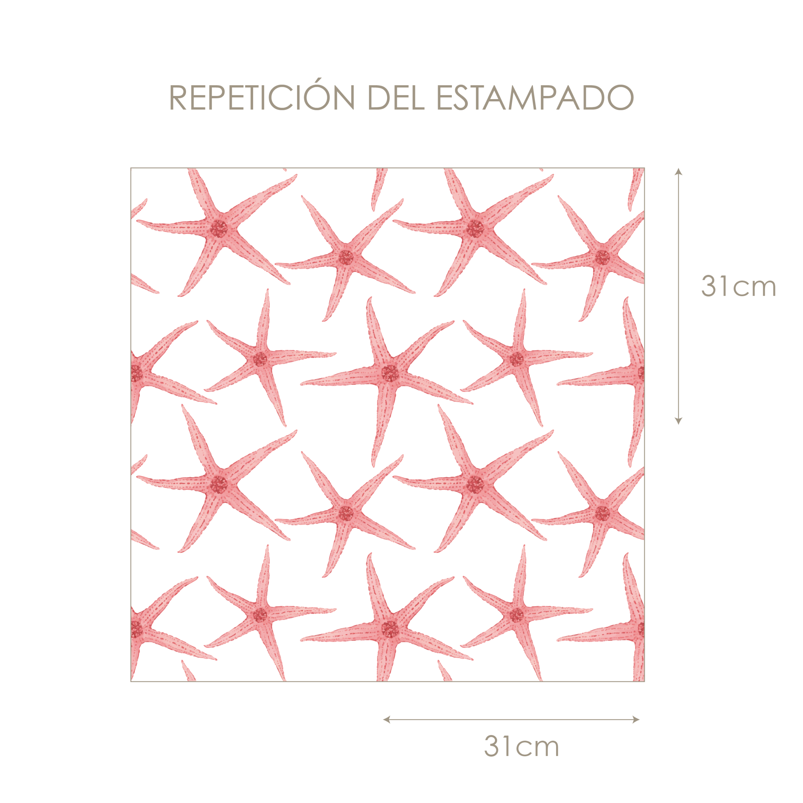 Papel Pintado Estrella coral - Imagen 3