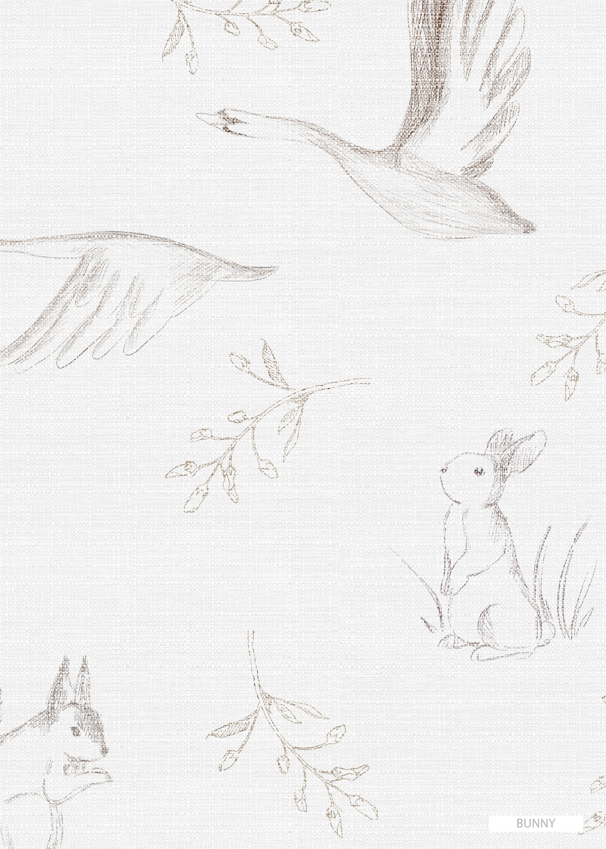 Papel pintado infantil BUNNY