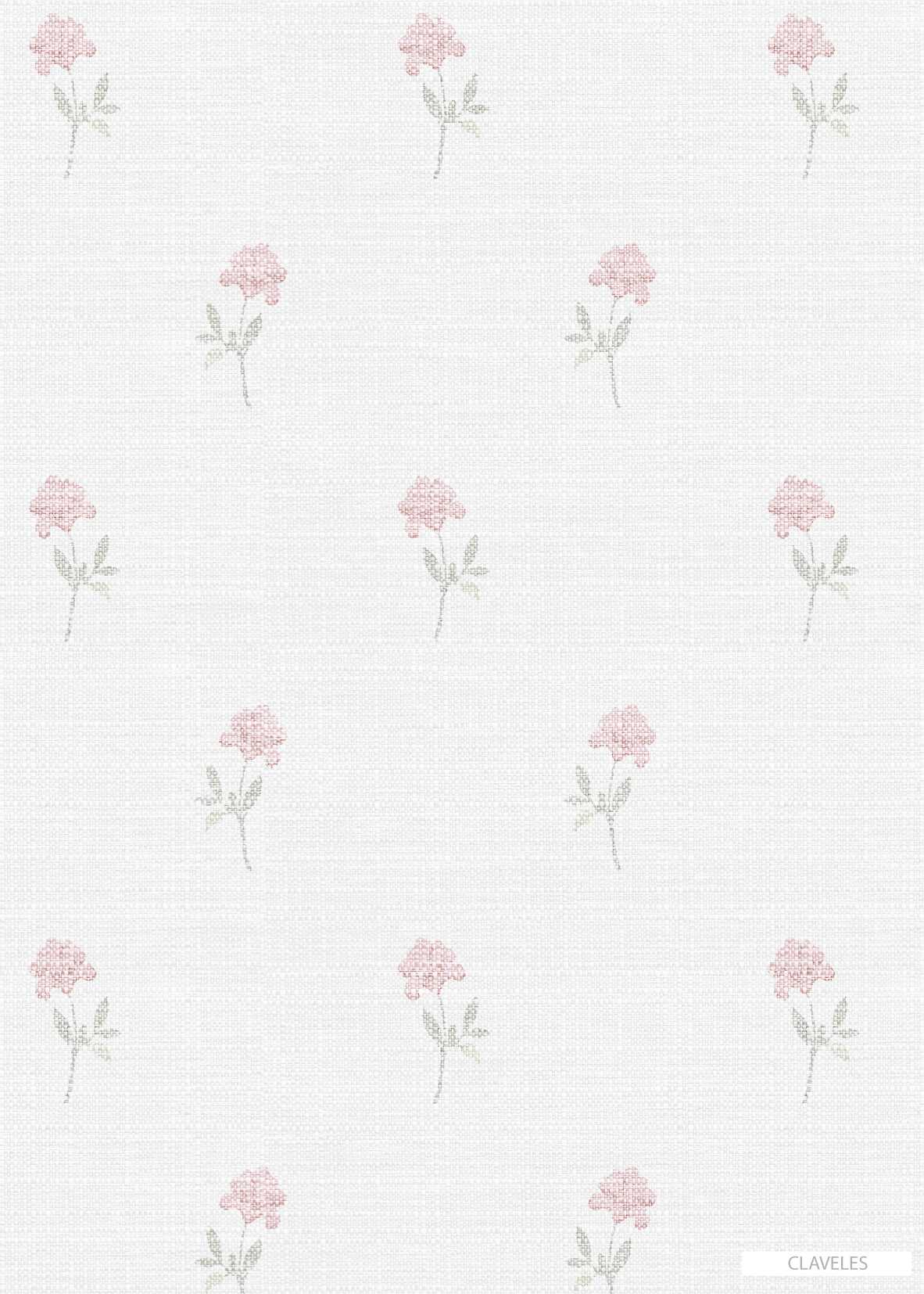 Papel pintado Clavel