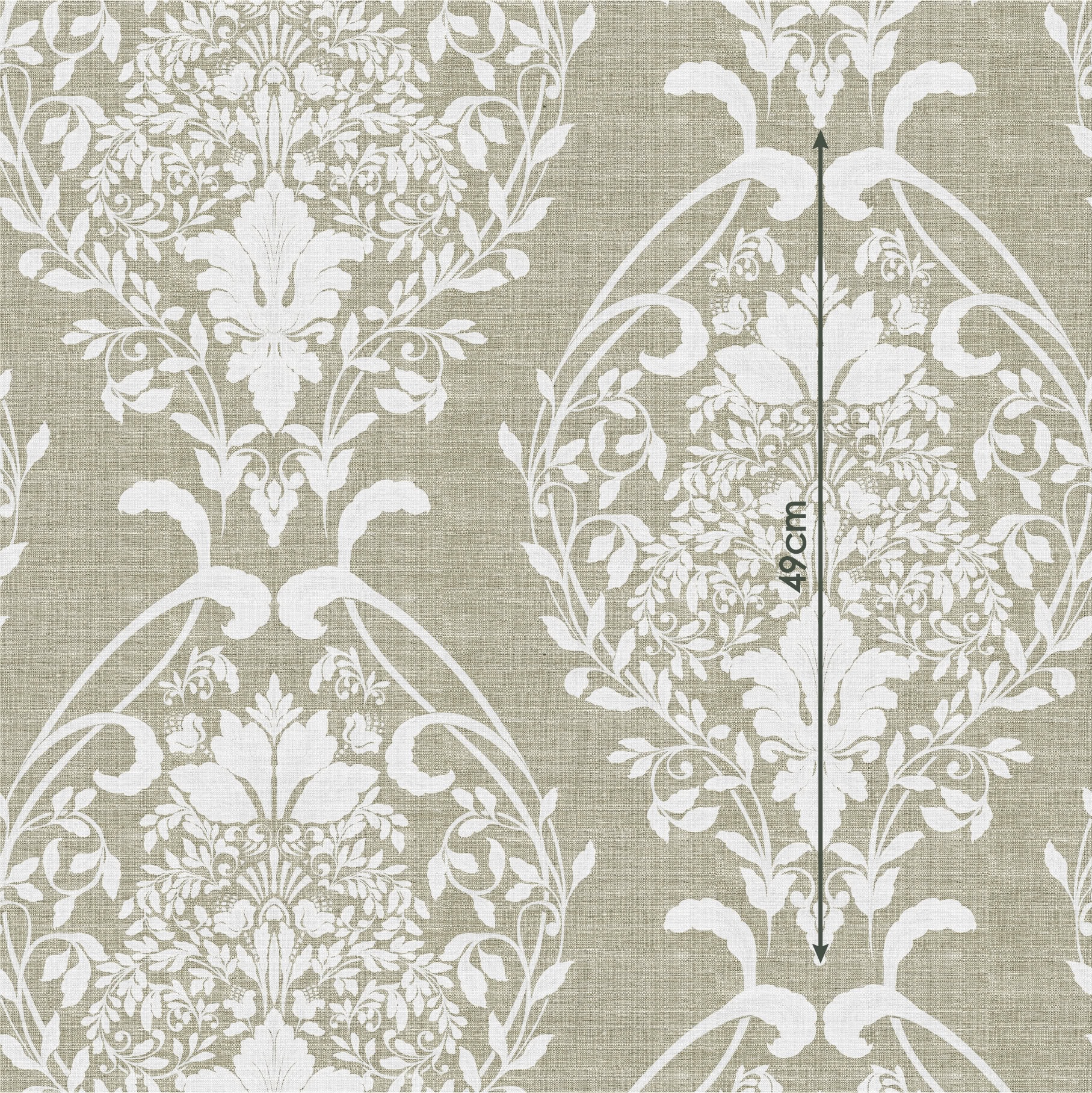 Papel Pintado Balmoral caqui - Imagen 4