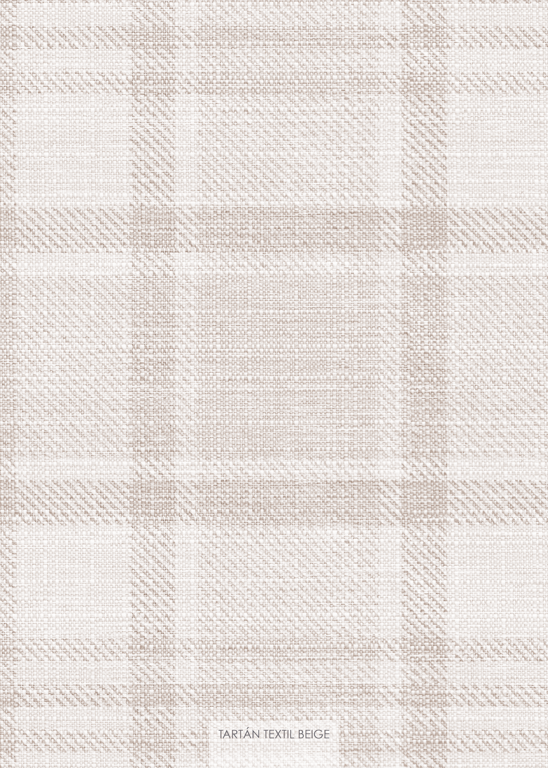 TARTAN TEXTIL BEIGE