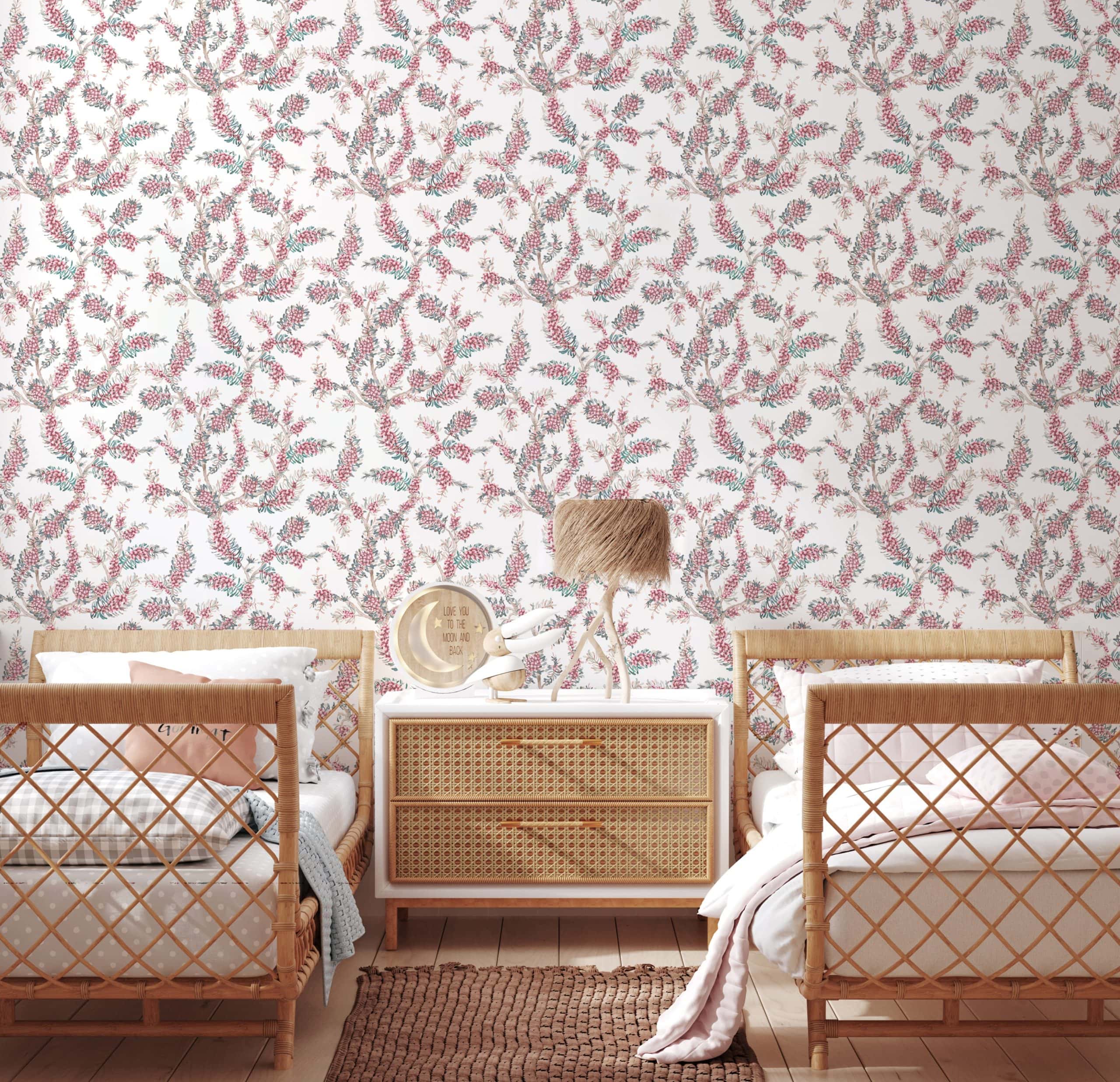 Papel Pintado Brezo rosa - Imagen 4