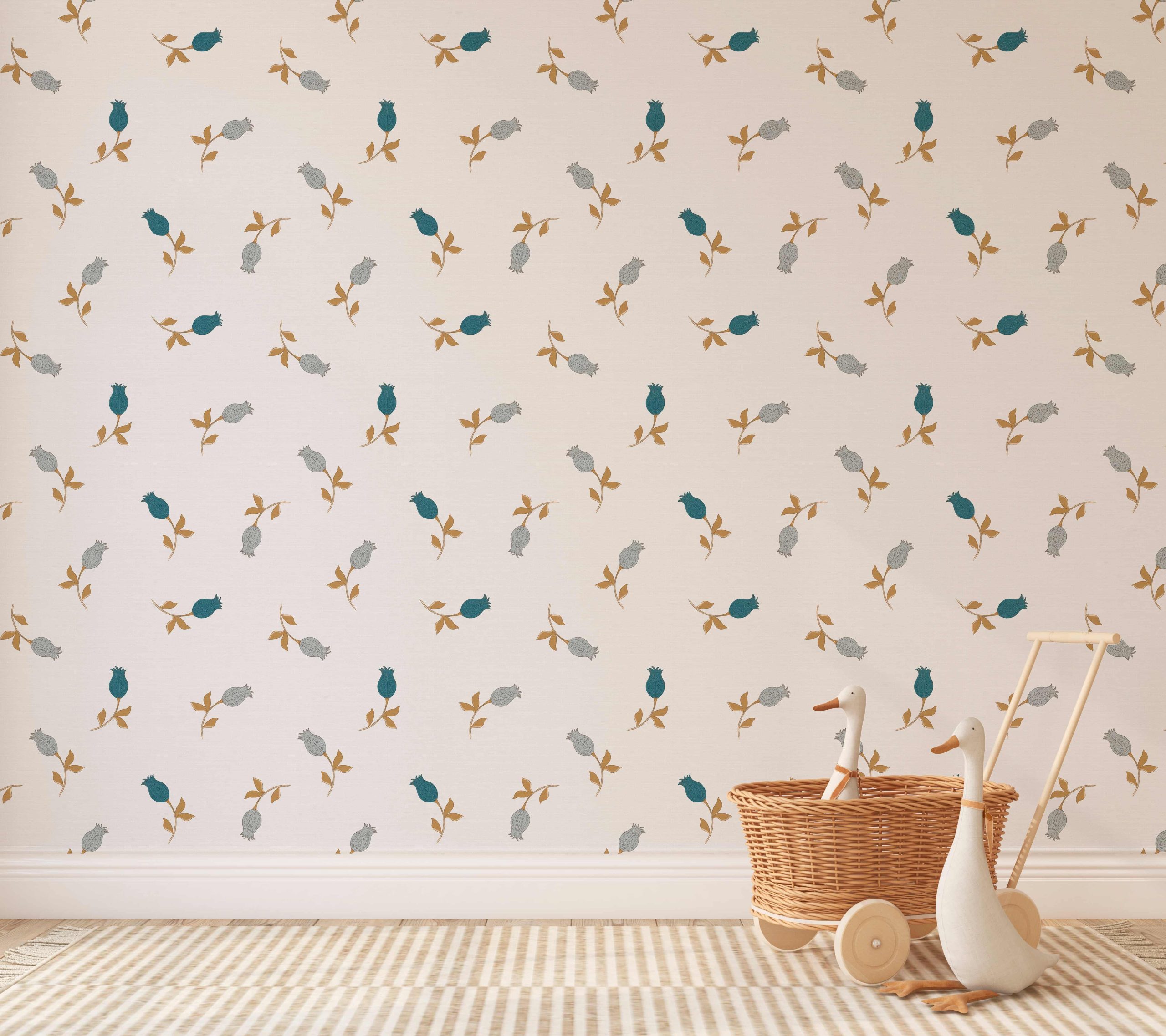 Papel Pintado Granadas Agua - Imagen 2