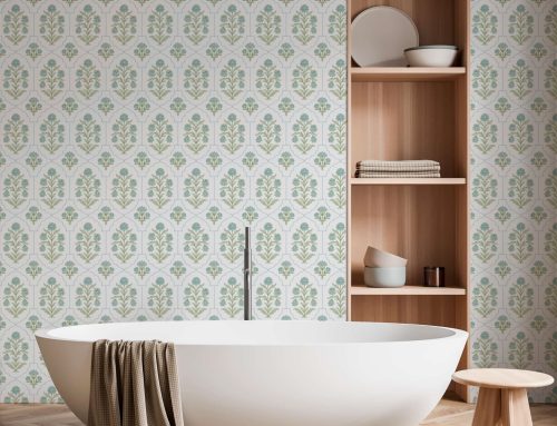 Materiales impermeables para ducha: ¿se puede poner papel pintado?