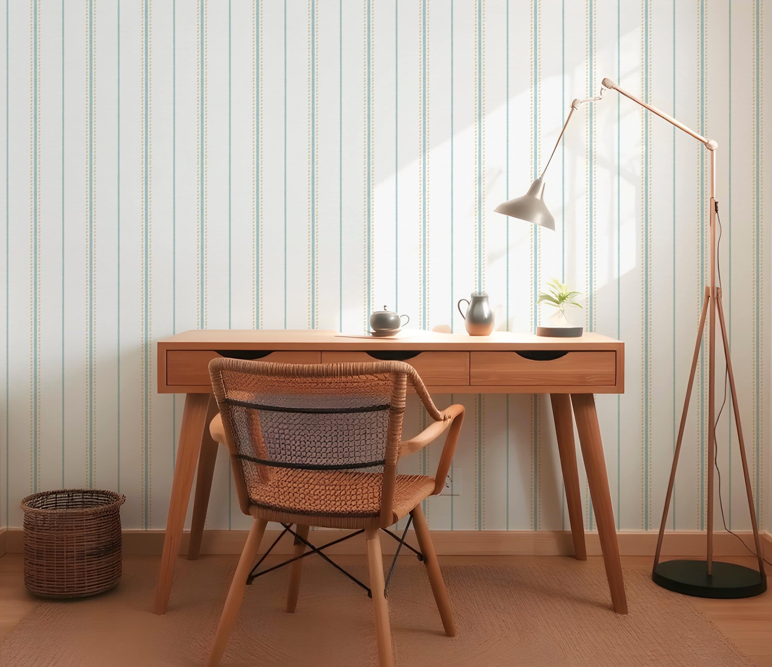 Papel Pintado Ticking Agua - Imagen 2