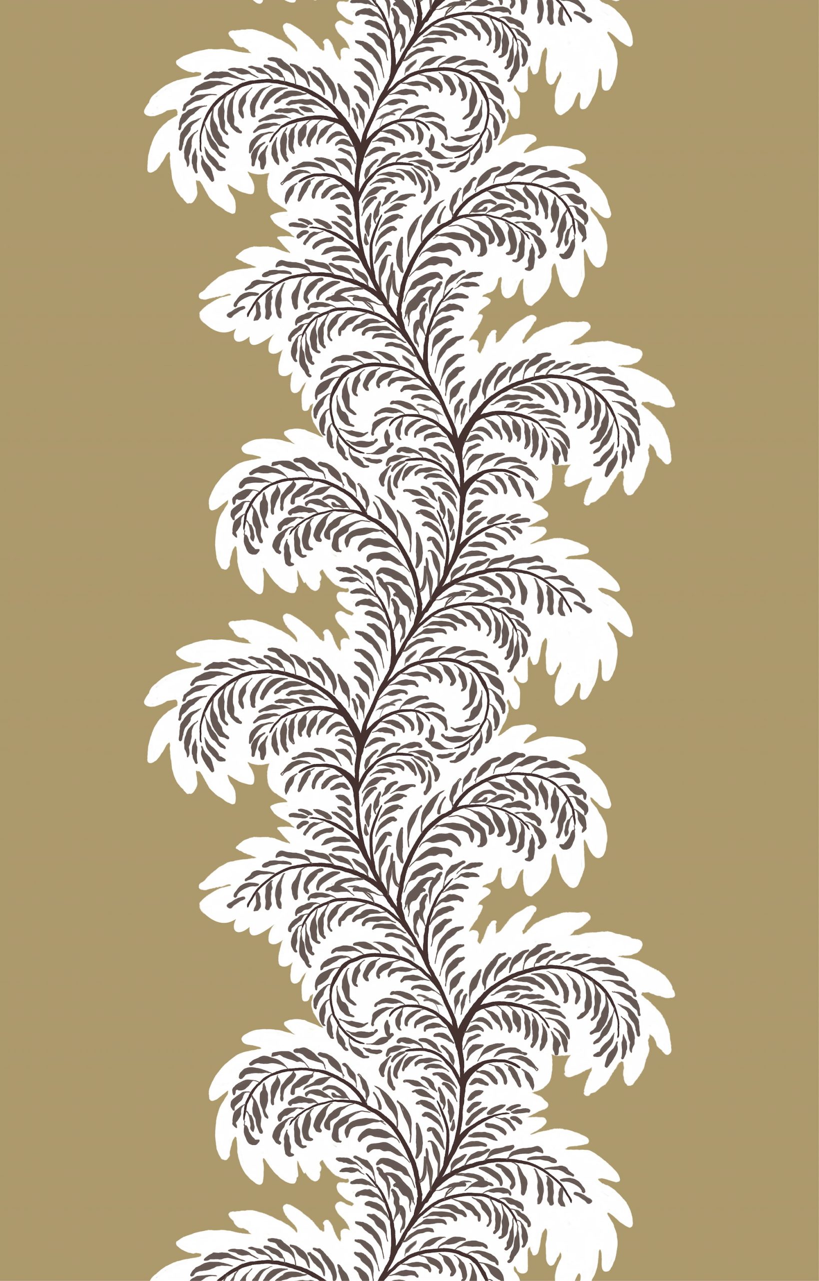 Papel Pintado Penacho Caqui - Imagen 2