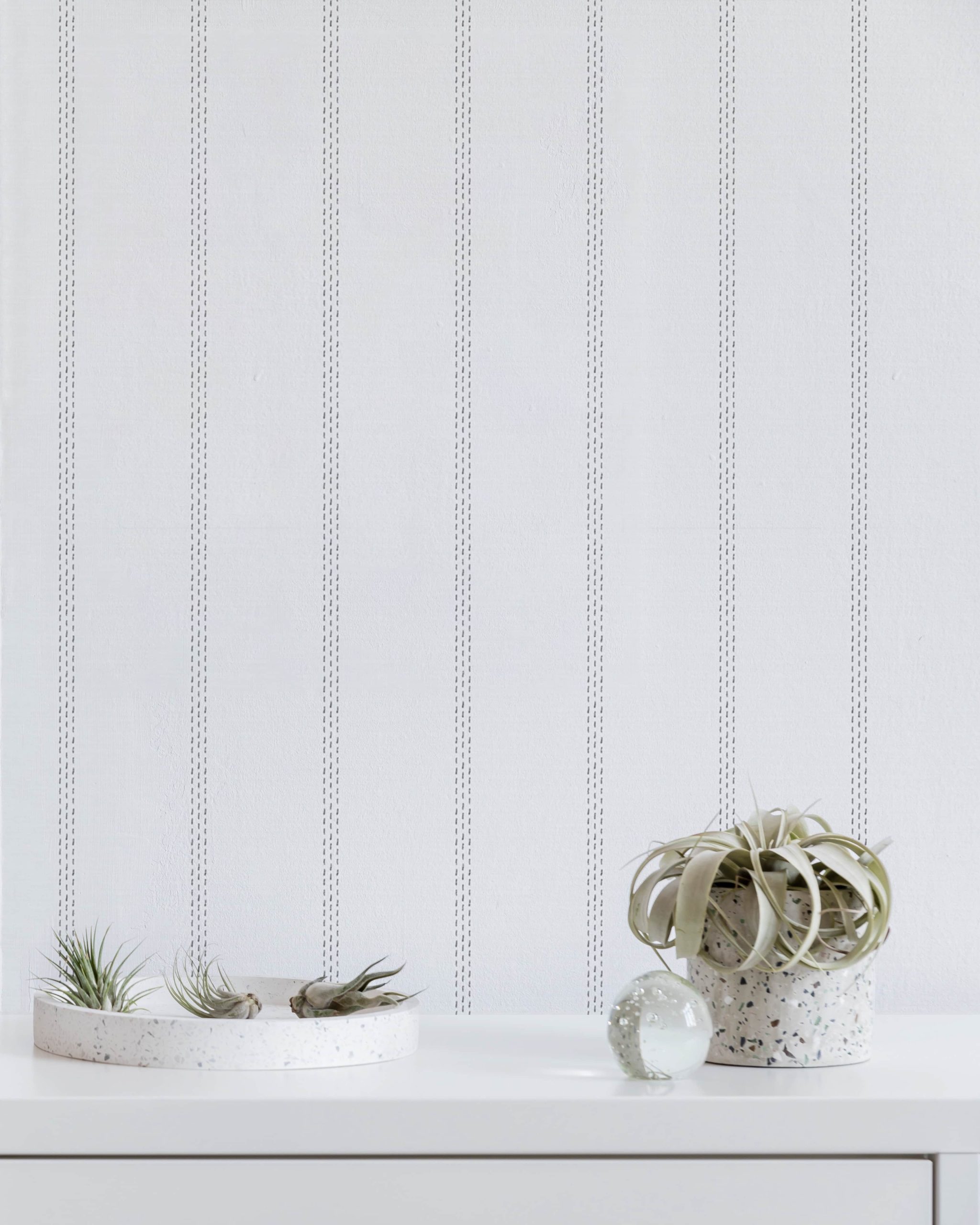 Papel Pintado Sashiko Antracita - Imagen 2