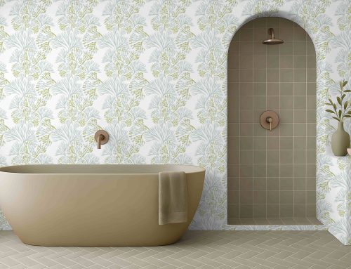 Papel pintado para baños pequeños: 5 ideas que agrandan el espacio